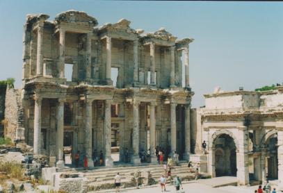 The Celsus Library, Ephesus, Turkey.