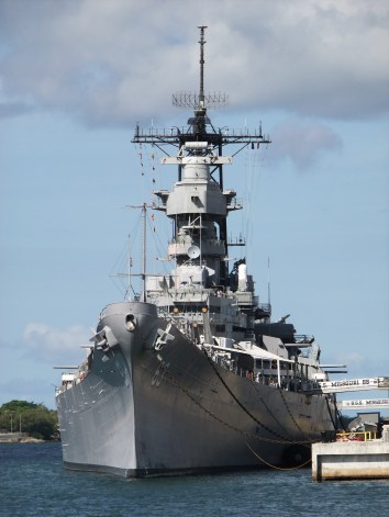 USS Missouri, Pearl Harbour