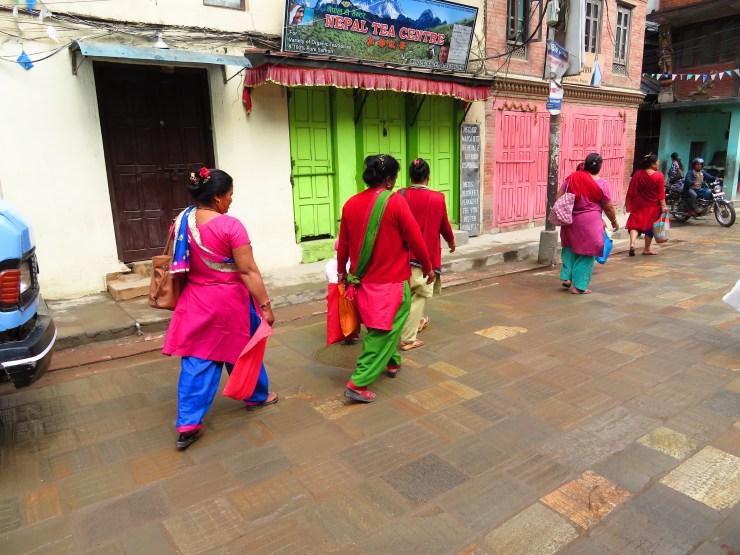 Shopping expedition in Patan, near Kathmandu Nepal