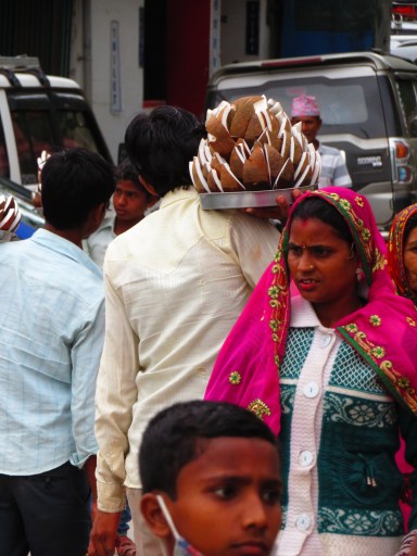 Fresh coconut for sale at Pokhara, Nepal