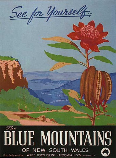 A vintage poster of the region. Source: anbg.gov.au