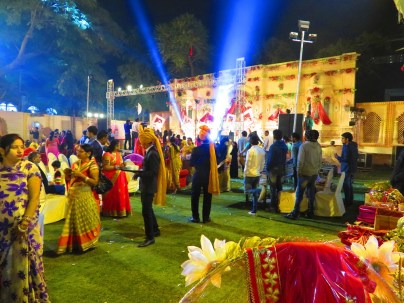 The bright lights and vivid colours of an Indian Wedding, Jaipur.