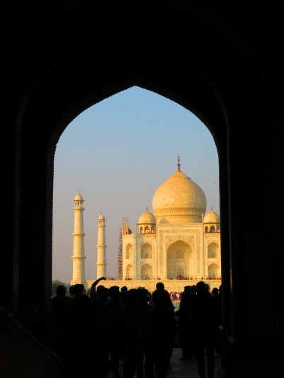 Taj Mahal silhouette