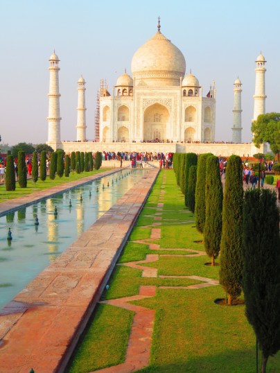 Taj Mahal and ponds