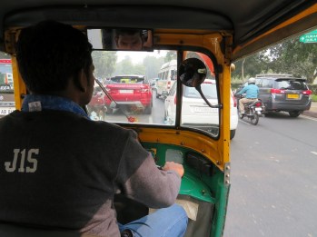 tuk tuk in Delhi