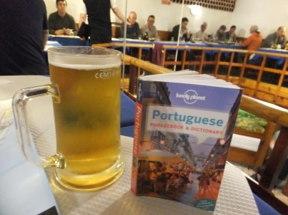 A book and a beer in Portugal