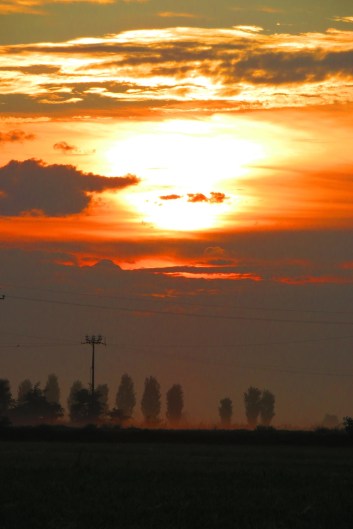 Sunrise on the Via Francigena