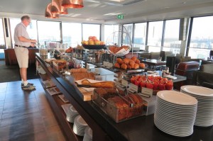 The breakfast buffet at Level 31 Intercontinental Hotel Sydney