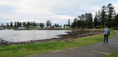 An early morning stroll along the water at Kiama