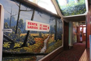 The murals and signs at The Palace Hotel, Broken Hill