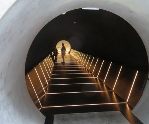 Internal tunnels at MONA Hobart Tasmania