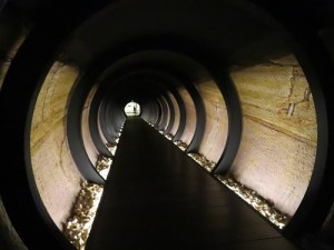 Internal tunnels at MONA Hobart Tasmania