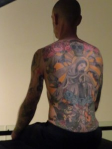Tattoo Tim at Mona, Hobart Tasmania