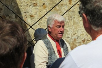 The doctor of Her Story performance at the Cascades Female Factory in Hobart