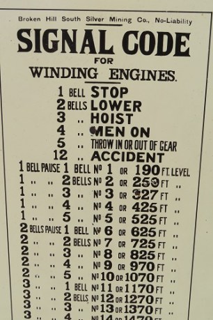 Signal Code for Broken Hill South Silver Mining Company