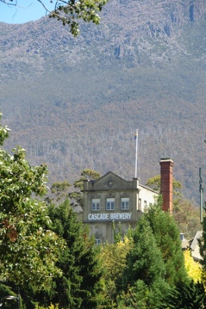 Cascade Brewery with Mt Wellington behind, Hobart