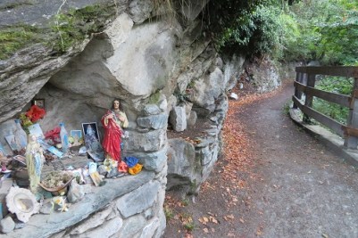 A small wayside shrine on the Italian Via Francigena