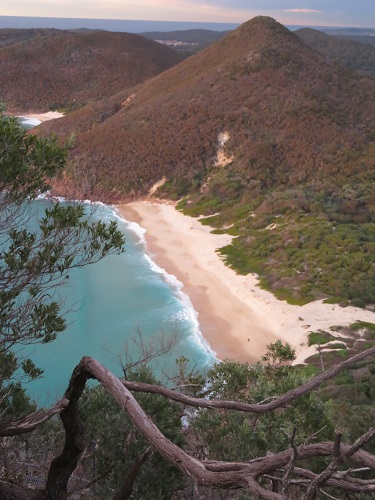 Zenith Beach - from Tomaree Head Summit, Nelson Bay