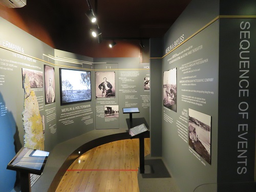 Internal views of the Holtermann Museum, Gulgong