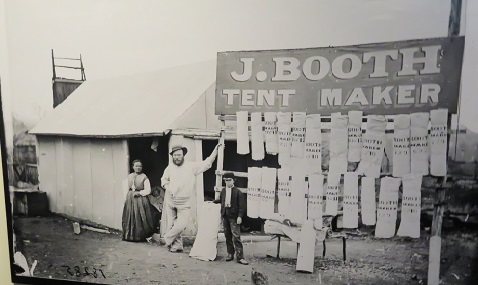 1872 sepia photographs of the gold rush days at Gulgong