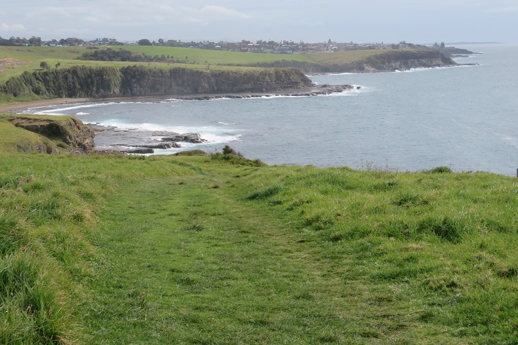 The path of the Kiama Coast WalkThe path of the Kiama Coast Walk