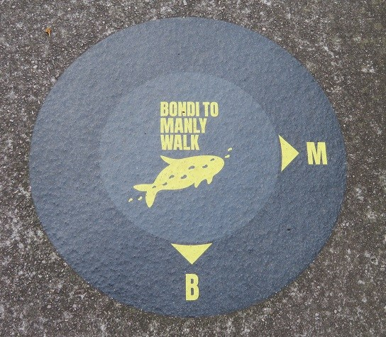Bondi to Manly Path signage