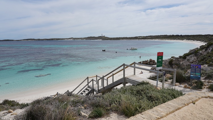Perfect boating water on Rottnest Island