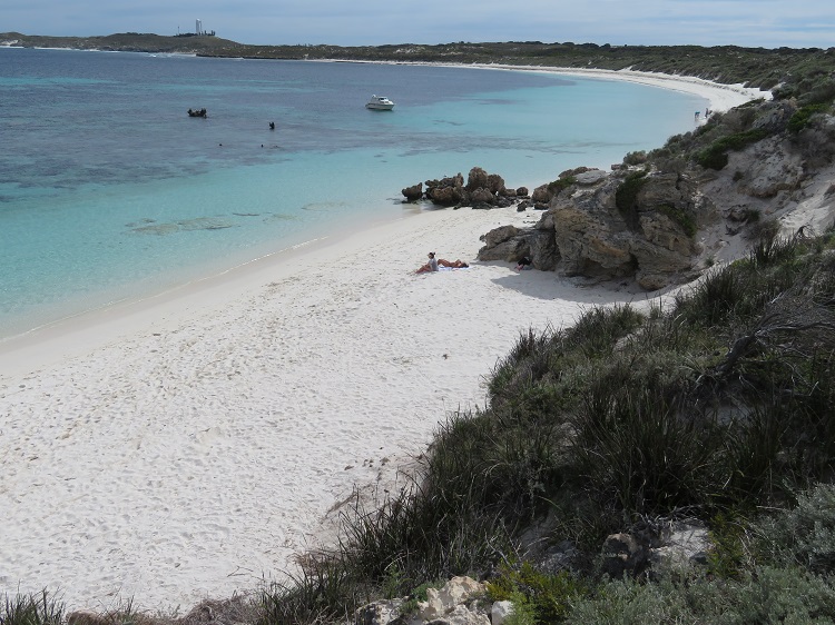 Perfect boating water on Rottnest Island