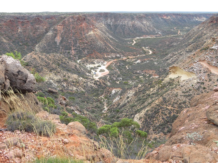 The Shot Hole Canyon in Cape Range National Park, Western Australia