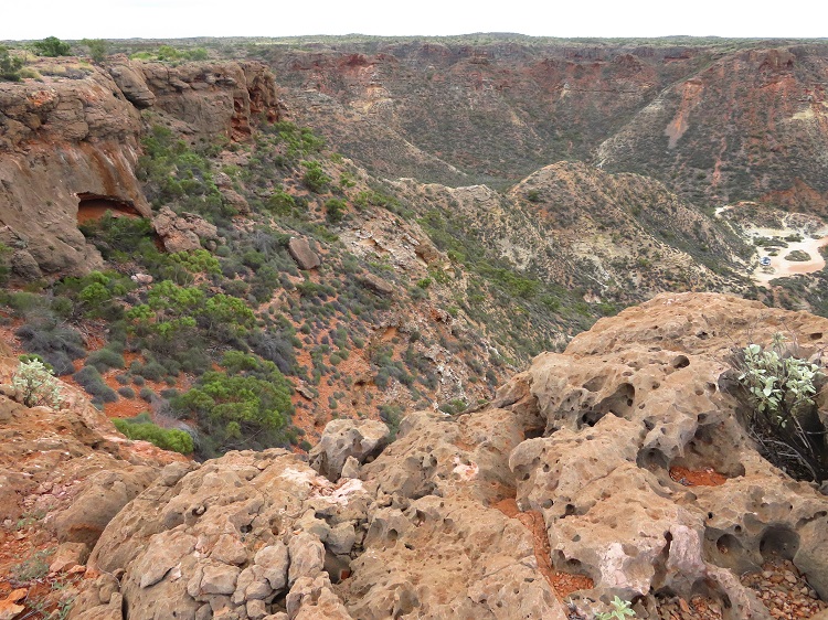 The Shot Hole Canyon in Cape Range National Park, Western Australia