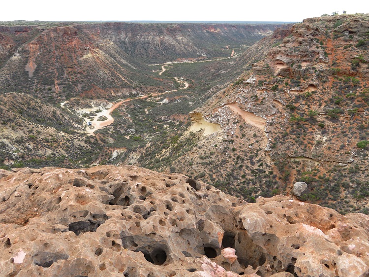 The Shot Hole Canyon in Cape Range National Park, Western Australia