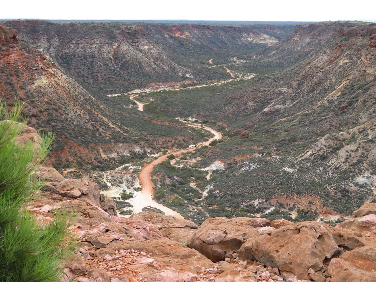 The Shot Hole Canyon in Cape Range National Park, Western Australia