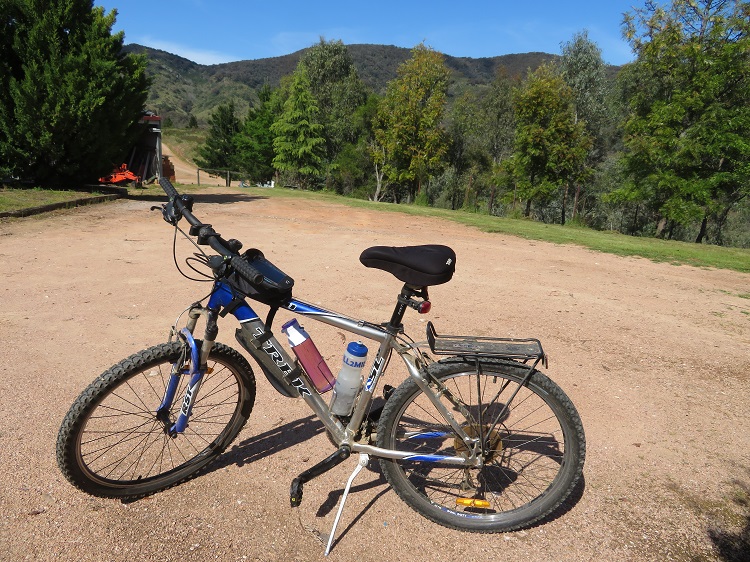 The trusty steed - mountain bike.