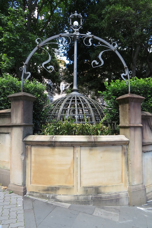 The ornamental remains of an underground toilet, Circular Quay, Sydney