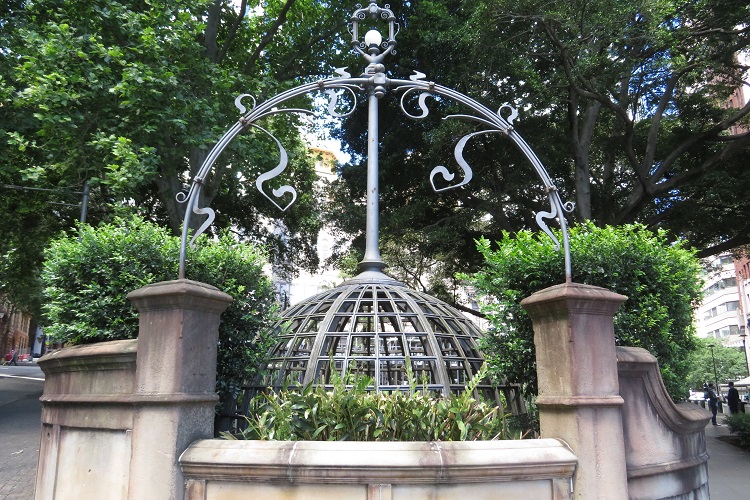 The ornamental remains of an underground toilet, Circular Quay, Sydney