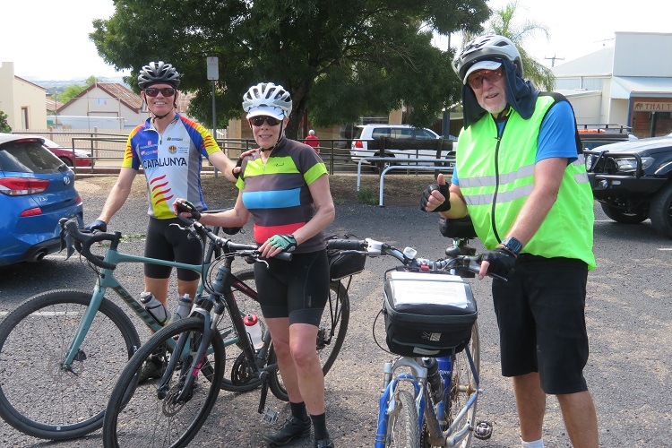 AFTER - at the start of the Central West Cycle Trail