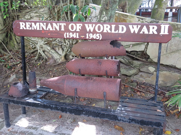 War remnants Manukan Island, Sabah