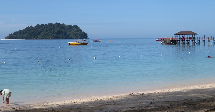 Water views at Manukan Island, Sabah