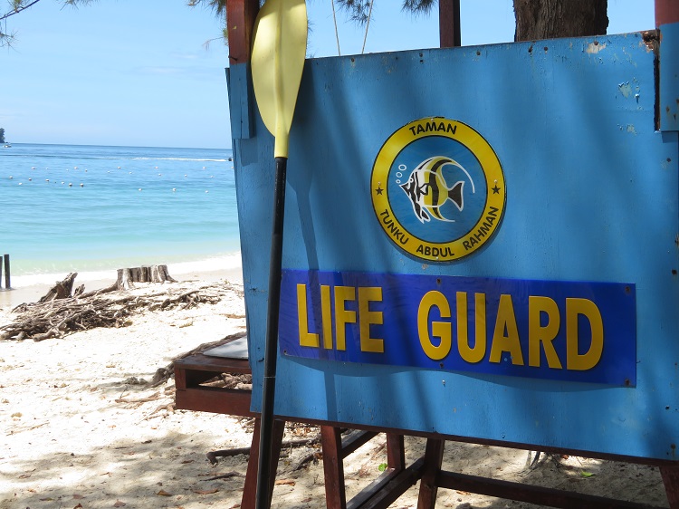 Water views at Manukan Island, Sabah