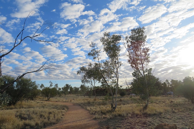 Day 1 on the Larapinta Trail - starting out from the Old Telegraph Station