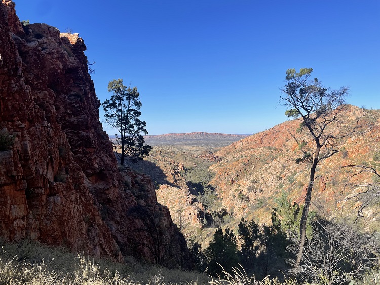 The escarpment above Standley Chasm on the Larapinta Trail, Central Australia