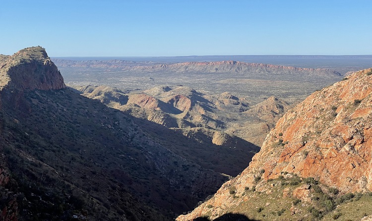 Views on the Larapinta Trail