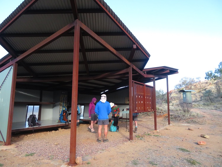 Hugh Gorge Trailhead on the Larapinta Trail