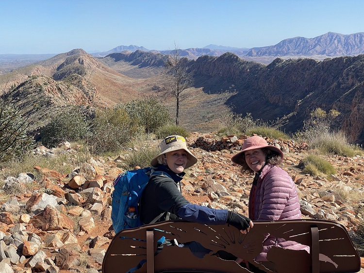 Views from Counts Point on the Larapinta Trail, Central Australia