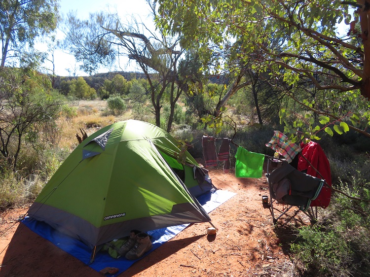 Campsite on the Larapinta Trail, Central Australia