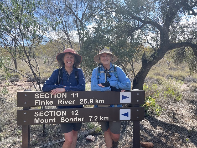 Walking the Larapinta Trail in Central Australia