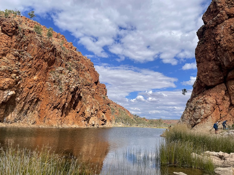 Glen Helen Gorge in Central Australia