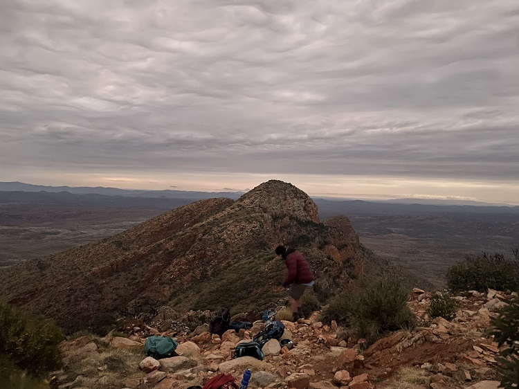 Sunrise on Mt Sonder, Central Australia