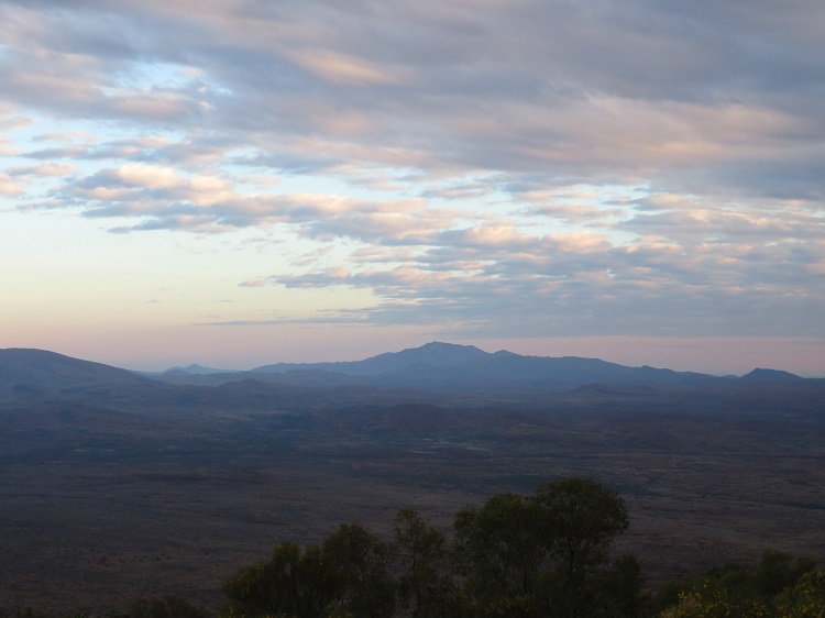Heading back down from Mt Sonder, Central Australia