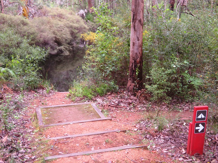 the Bibbulmun Track campsite